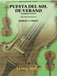 Puesta del sol de verano Orchestra sheet music cover